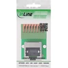 InLine RJ45 lizdas Push-In jungčiai 8 kontaktų Cat.5e kampuotas