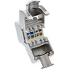 InLine ® RJ45 Keystone Jack Snap-In modulis Cat.8.1