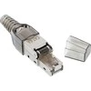 InLine ® RJ45 plug Cat.6A 500MHz, įdiegtas, apsaugotas