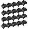 InLine® RJ45 prievadų blokatorius, 20 blokatorių papildymo pakuotė, juoda