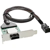 SAS HD adapterio laikiklis SFF-8088 į SFF-8643 jungtis
