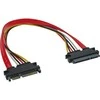 InLine SATA 22-pin - SATA 22- pin, 0.5m, Multicolor (29652B)