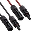 InLine® Saules kabelio prailginimo rinkinys su saulės jungtimis 4mm² juodas/raudonas 7,5m