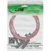 InLine® Saules kabelio prailginimo rinkinys su saules jungtimis 4mm² juodas/raudonas 3m