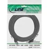 InLine Slim apvalios tinklo kabelis pleistras U / FTP Cat, 6A - juoda - 7.5m