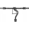 InLine® stalinis laikiklis su keltuvu ir USB 3.0, kilnojamas, skirtas 3 ekranams iki 27" maks. 3x6kg