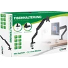 InLine® stalinis laikiklis su keltuvu ir USB/garso perkeliamu televizoriumi / Ekranai iki 82cm 32" maks. 9kg