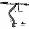 InLine® stalinis laikiklis su keltuvu ir USB 3.0, kilnojamas, skirtas 3 ekranams iki 27" maks. 3x6kg