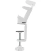 InLine® stalo gnybtas lizdo juostelei, pasukamas, varžtinis spaustukas, baltas