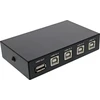 InLine® USB 2.0 jungiklio vadovas, USB-A įrenginys prie 4 kompiuterių