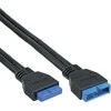InLine USB 19 kontaktas - USB 19 kontaktas, 0,35 m, Juodas (33448I)