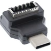 InLine USB-C į vidinį USB-E kampinis adapteris