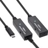 InLine® USB 3.2 Gen.1 aktyvus plėtinys, USB-C kištukas iki USB-C lizdas, 10 m