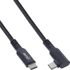 InLine® USB 3.2 Gen.1 kabelis, USB Type-C male/male kampinis, skirtas VR, juodas, 5 m