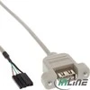 InLine USB nuoroda - USB inc., 0.4m, Pilka (33440F)