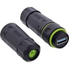 InLine USB-A kabelio jungtis IP68 2x USB-A lizdas ekranuotas M20