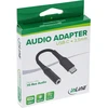 „InLine“ USB-C garso adapteris į 3,5 mm lizdą DAC 15 cm
