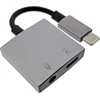 USB-C audio adapteris su 3,5 mm lizdu ir PD krovimu