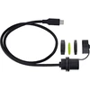 InLine USB-C kabelio jungtis IP68 ekranuotas lizdas kištukui 50cm