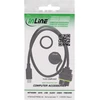InLine USB-C kabelio jungtis IP68 ekranuotas lizdas kištukui 50cm