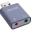 USB adapteris InLine USB-A - 3,5 mm lizdas x2, jungtis