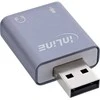 USB adapteris InLine USB-A - 3,5 mm lizdas x2, jungtis