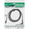 Inline USB laidas USB-C - DC 4 x 1,7 mm 2 m, juodas (26675)