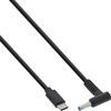 Inline USB laidas USB-C - DC 4,5 x 3,0 mm 2 m, juodas (26674)