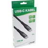 Inline USB laido kabelis USB-C - USB-C 2 m, juodas (35852)