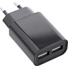 InLine ® USB adapteris DIO, 2 prievadas 100-240VAC 5V / 2.1A juoda