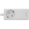 InLine® USB maitinimo šaltinis, 65 W įkroviklis, 2x USB-C + 1x USB-A, su apsauginiu lizdu ir 1,5 m laidu, PD3.0 PPS GaN, balta