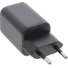 InLine® USB maitinimo šaltinis, įkroviklis, USB-A + USB Type-C, 33W, maitinimo tiekimas + greitas įkrovimas