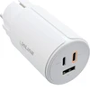 InLine® USB PD maitinimo šaltinis, GaN įkroviklis, 3 prievadų, dvigubas USB-C + USB-A, 65 W, baltas