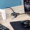 InLine USB-C hub su prijungtais prietaisais
