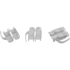 InLine® užspaudžiami kištukai Cat.6A RJ45 ekranuoti, su apsauga nuo lenkimo ir įkišimo kreiptuvu, pilki, 10vnt. pakuotė