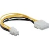 InLine ATX / EPS 4-pin - ATX / EPS 8-pin, 0.15m, Geltona (26633A)