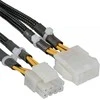Inline ATX / EPS 8-pin - ATX / EPS 8-pin, 0,3m, Juoda (26630A)