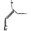 InLine® Workstation stalinis laikiklis su pakėlimu ir USB 3.0, kilnojamas, skirtas klaviatūrai, pelei ir monitoriui iki 81cm (32"), maks. 9kg
