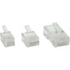 InLine 6P6C kištukas, RJ12, plokščiam kabeliui, 100 vnt (73096)
