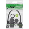 InLine Cat.6A kabelio jungtis IP68 RJ45 lizdas į kištuką 20cm