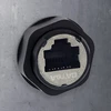 InLine Trumpa kabelinė jungtis Cat.6A IP68 2x RJ45 ekranuotas lizdas