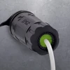 InLine Trumpa kabelinė jungtis Cat.6A IP68 2x RJ45 ekranuotas lizdas