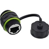 InLine Kabelinė jungtis mini Cat.6A IP68 ekranuota 2x RJ45 lizdas