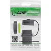 InLine Kabelinė jungtis mini Cat.6A IP68 ekranuota 2x RJ45 lizdas