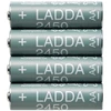 Inne Kitos baterijos IKEA LADDA AA 2450mAh R6 1.2V NiMH 4 vnt. Įkraunamosios baterijos įkrovikliui