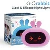 INNOGIO silikoninė naktinė lemputė su skaitmeniniu žadintuvu GIORABBIT, GIO-135