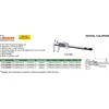 3M Insize Dydis CALIPER 150 SKAITMENŲ 6 SQ / ROLL / cinko dėklas / CERT.