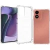 Dėklas INSMAT Insmat Impact Case galinis dangtelis, Motorola G04, skaidrus