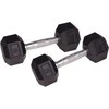 Šešiakampis hantelis inSPORTline HEX 5kg
