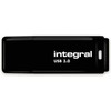 Pendrive Integral Juodas, 64 GB (INFD64GBBLK3.0)